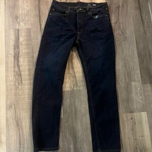 Men’s dark wash slim jeans. George; size 32x30.